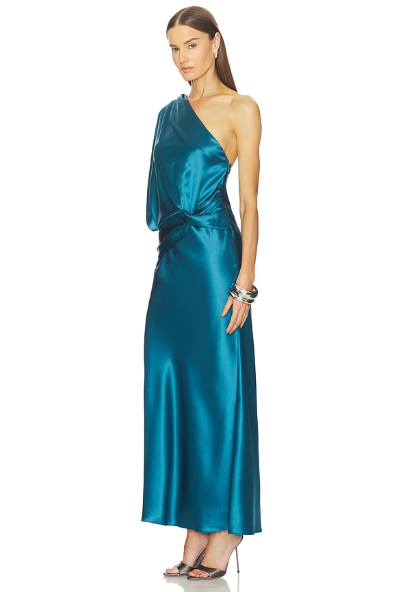 prussian blue bridesmaid dresses Acler Novalea Maxi Dress in Cinderella Divine CD803 - elegant navy blue bridesmaid dresses Promotion_FallEssentials24 Size:34/40 (XXS)