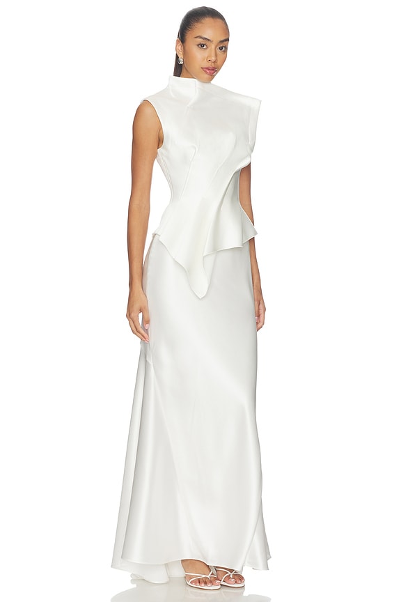 view 2 of 3 ROBE DE SOIRÉE HARTY in Ivory