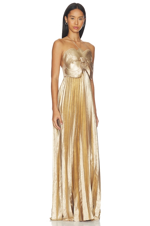 view 2 of 4 MAXIVESTIDO PULLFORD in Gold