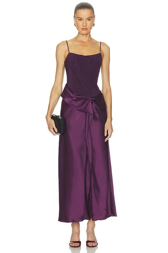 view 2 of 5 Lamette Maxi Dress in Boysenberry