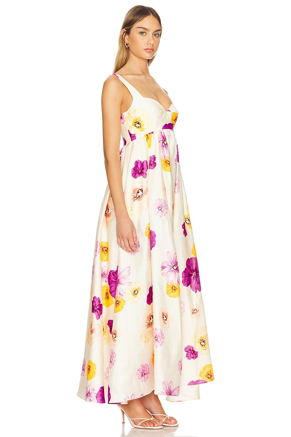 view 2 of 3 Sandgate Midi Dress in Almond Poppy