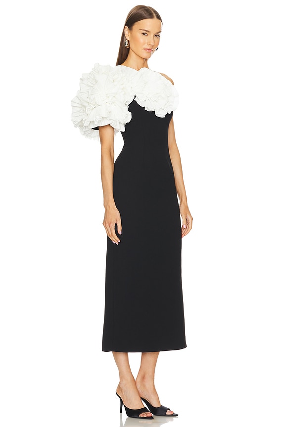 view 2 of 3 Hampstead Midi Dress in Black & Ivory