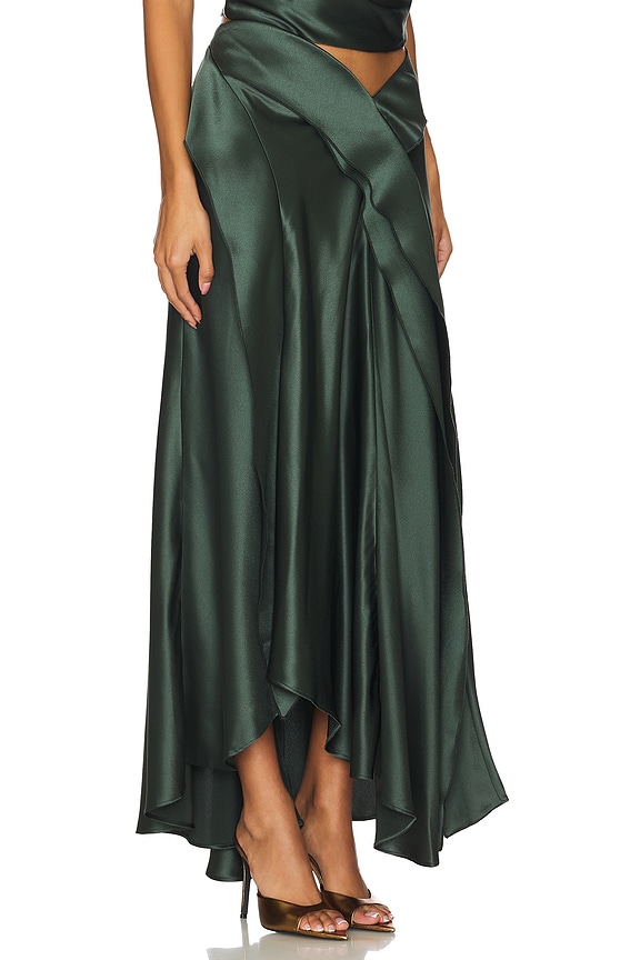 view 2 of 5 Yewdale Maxi Skirt in Deep Olive