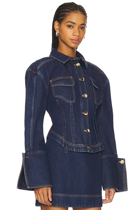 view 2 of 4 CHEMISE GARDIE in Indigo Denim