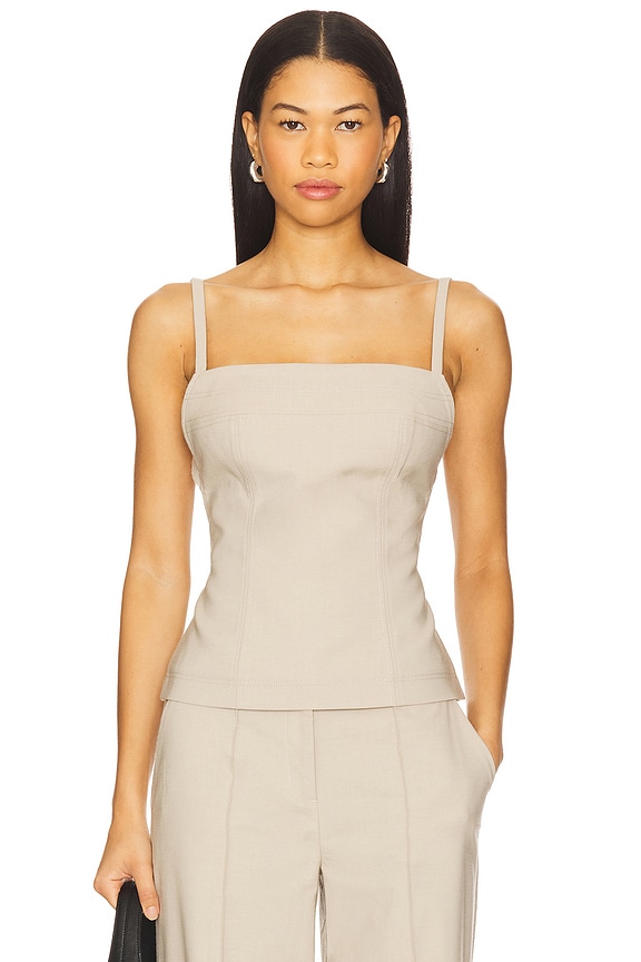 view 2 of 5 Folie Top in Light Pewter