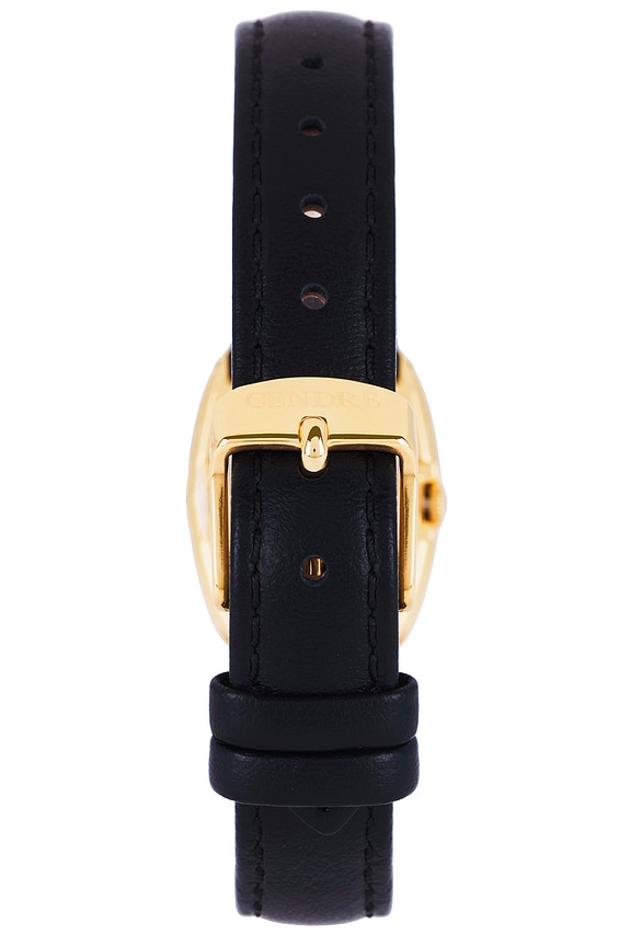 view 2 of 4 Bridgette Watch in Gold & Smooth Black