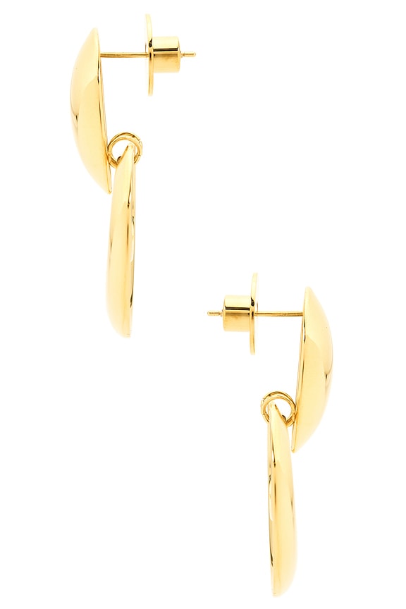 view 2 of 2 BOUCLES D'OREILLES PENDANTES HATTIE in Gold