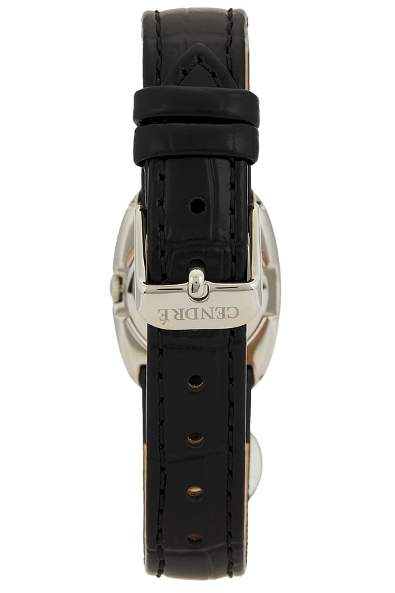 view 2 of 4 MONTRE BRIDGETTE in Silver & Black Croc