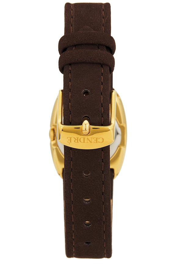 view 2 of 4 MONTRE BRIDGETTE in White & Chocolate Suede