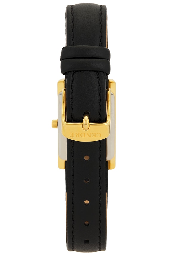 view 2 of 4 Kelly Watch in White & Black Smooth