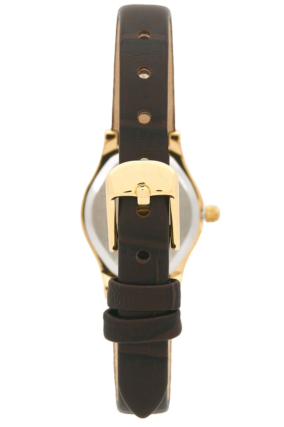 view 2 of 4 Isobel Watch in White & Espresso Croc