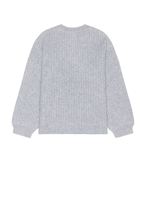 view 2 of 3 Aidan Chunky Crew Sweater in Slate Blue