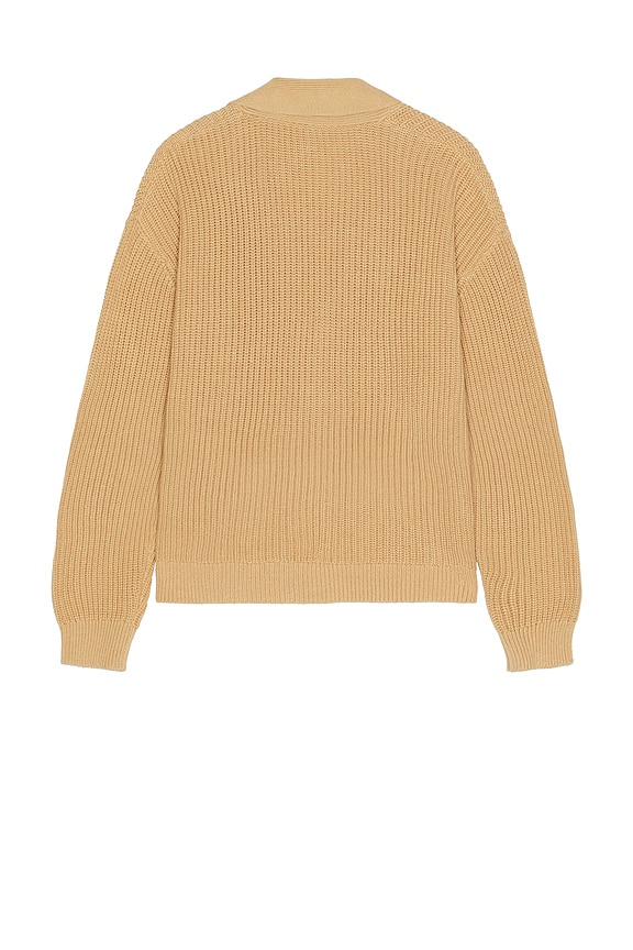 view 2 of 4 Chunky Shawl Collar Cardigan in Oat