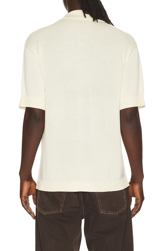 view 2 of 5 Anderson Embroidered Camp Shirt in Ivory Combo
