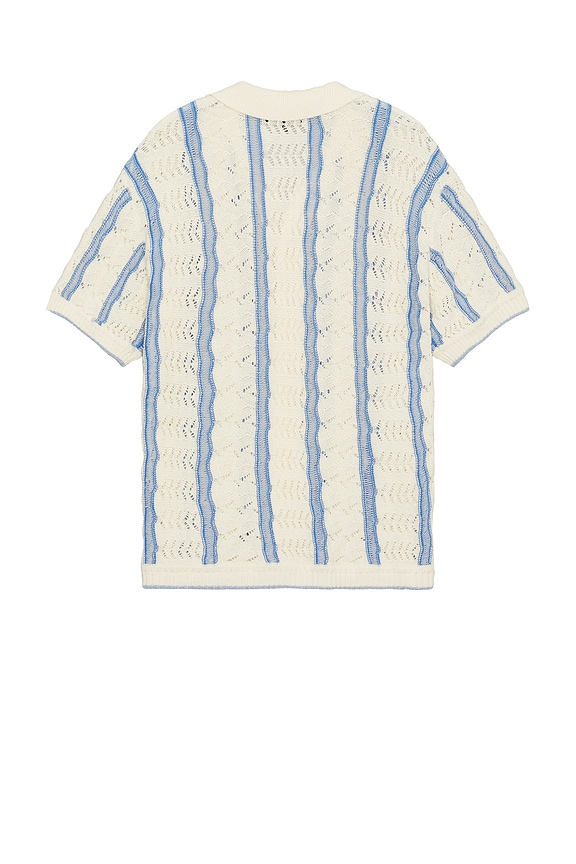 view 2 of 3 Novelty Stitch Buttondown Shirt in Ivory Multi