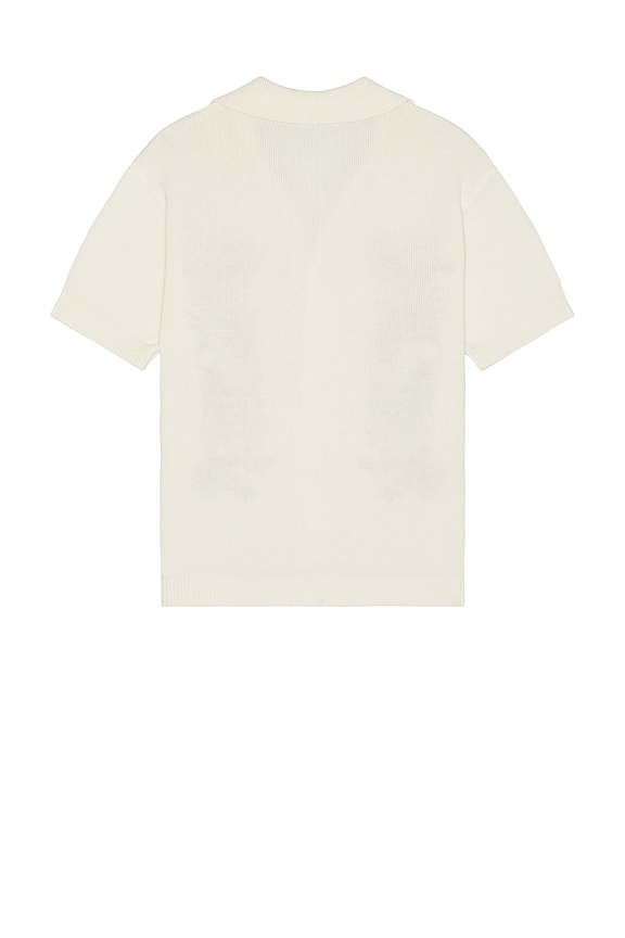 view 2 of 3 Embroidered Buttondown Shirt in Ivory