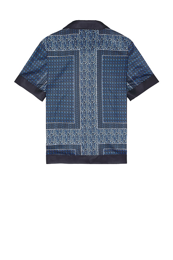 view 2 of 4 Foulard Print Buttondown Shirt in Navy Combo