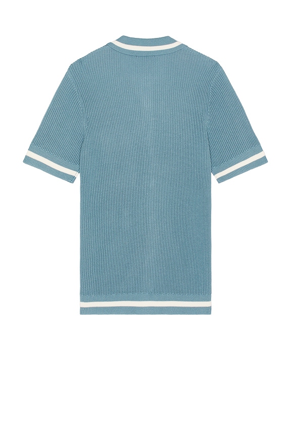 view 2 of 3 Varsity Buttondown Shirt in Blue & White