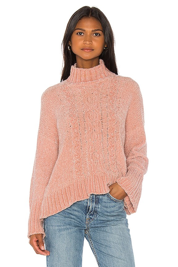 view 1 of 4 SWEAT COL CHEMINÉE SASHA in Blush