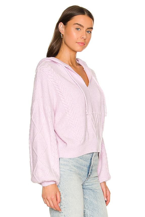 Central Park West Riley Hoodie in Lavender | REVOLVE