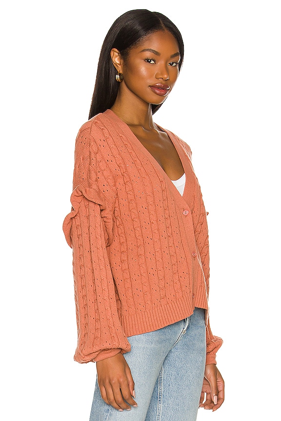 view 2 of 4 CÁRDIGAN CLARA in Terracotta