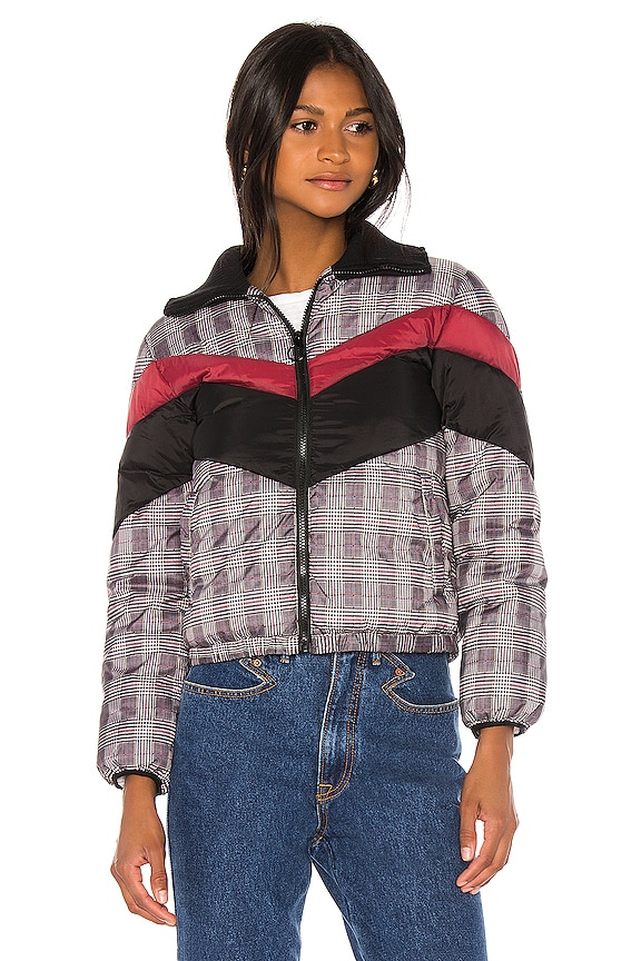 view 2 of 5 Wesley Printed Puffer in Glen Plaid