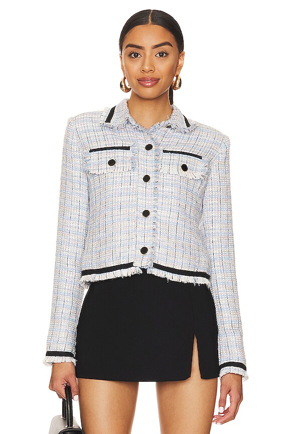 view 2 of 5 VESTE COURTE RAMONA in Blue Multi