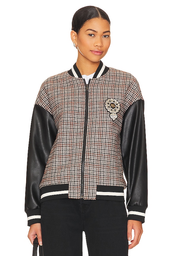 view 2 of 6 БОМБЕР DALLAS in Houndstooth