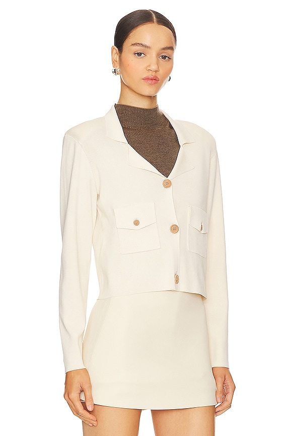 view 2 of 4 Garrett Knit Jacket in Ivory