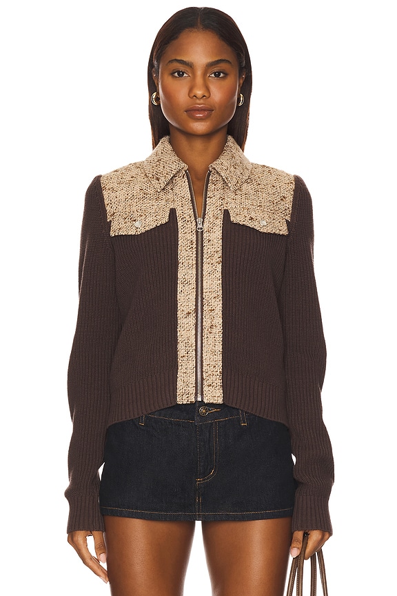 view 2 of 5 HALSEY 자켓 in Chocolate