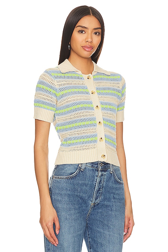 view 2 of 4 Coen Polo in Ivory Multi