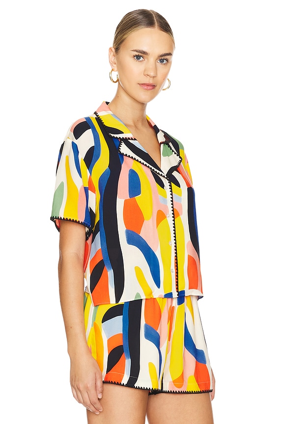 view 2 of 4 CAMISA LUCY CAMP in Multi