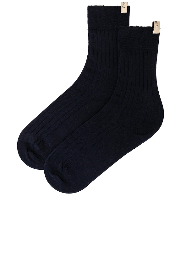 view 2 of 2 The Yves Sock in Navy