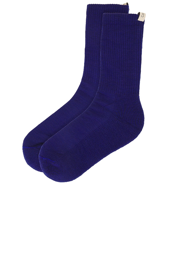view 2 of 4 The Merino Tube Sock in Klein Blue