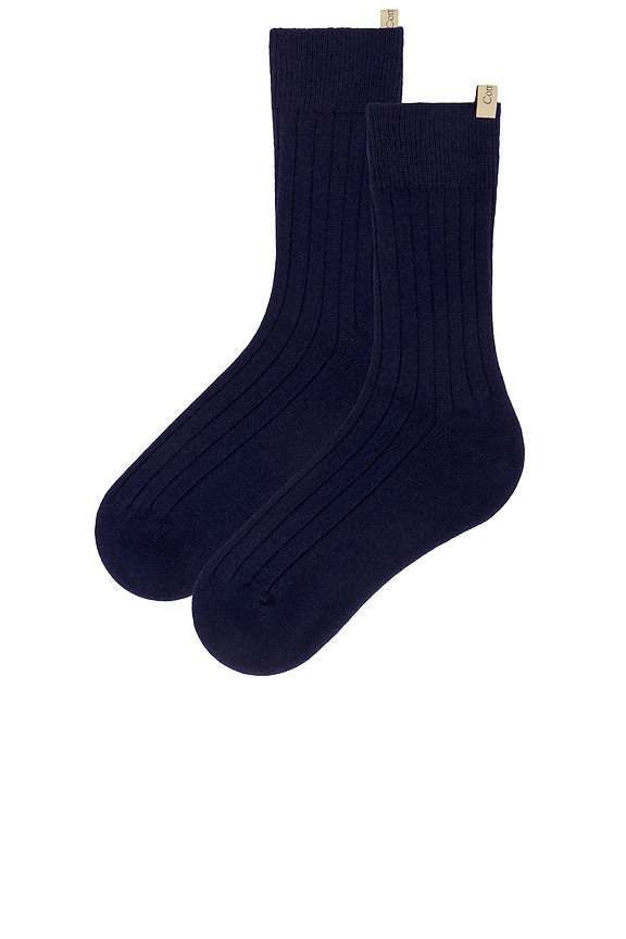 view 2 of 2 CALCETINES THE CASHMERE in Navy