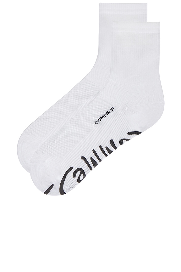 view 2 of 4 The Pilates Sock in White