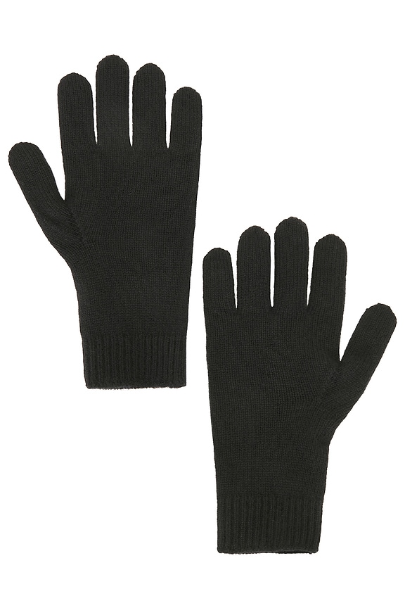 view 2 of 2 Cashmere Short Gloves in Black