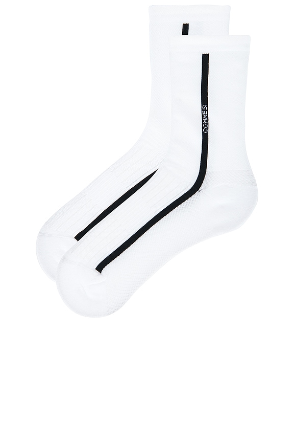 view 2 of 2 The Running Sock in White