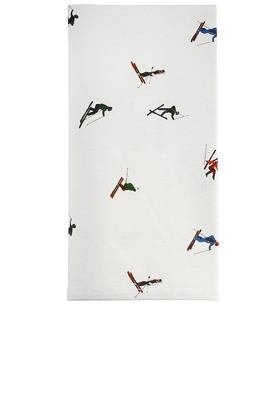 view 2 of 2 CHEFANIE SKIER DINNER NAPKINS SET OF 4 ナプキン in 