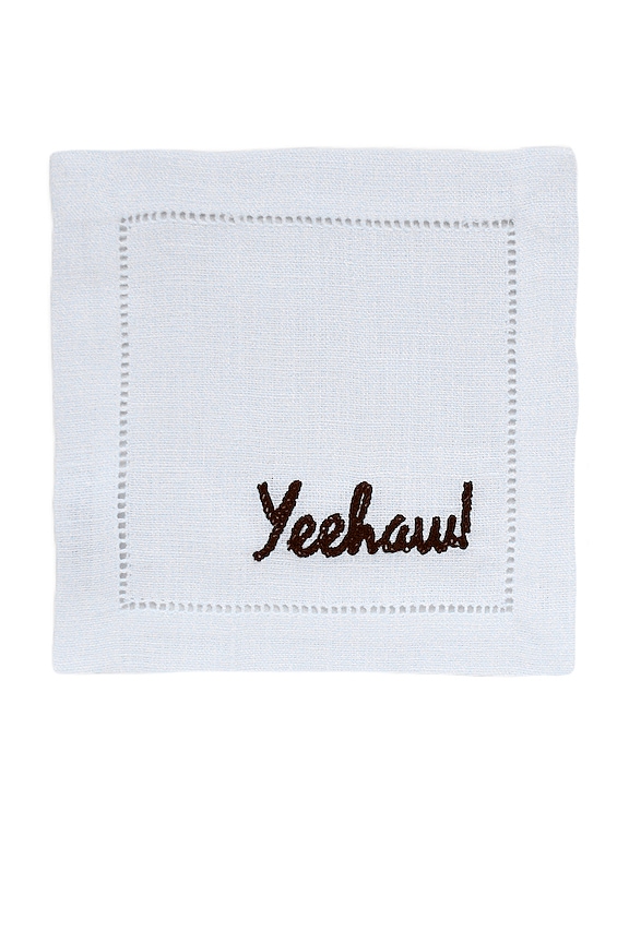 view 2 of 2 Yeehaw Cocktail Napkins Set Of 4 in 