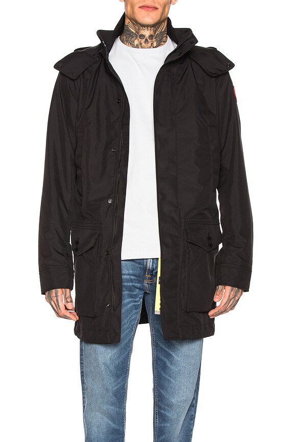 view 1 of 6 Crew Trench in Black