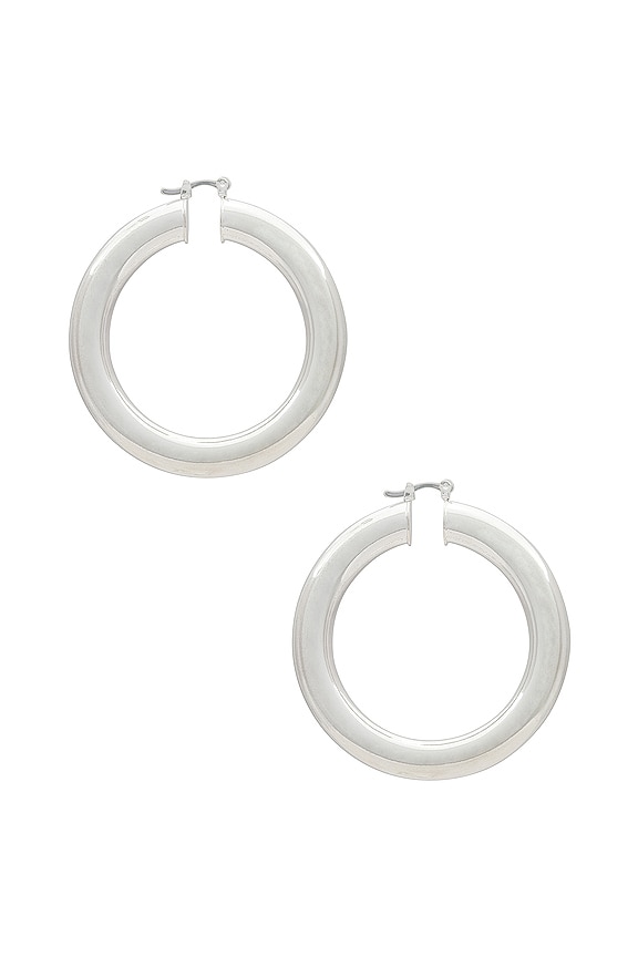 view 2 of 3 AROS DE TUBO AUBREE in Silver