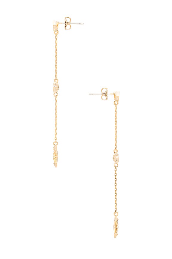 view 2 of 3 x REVOLVE Starburst Dangle Earrings in Gold