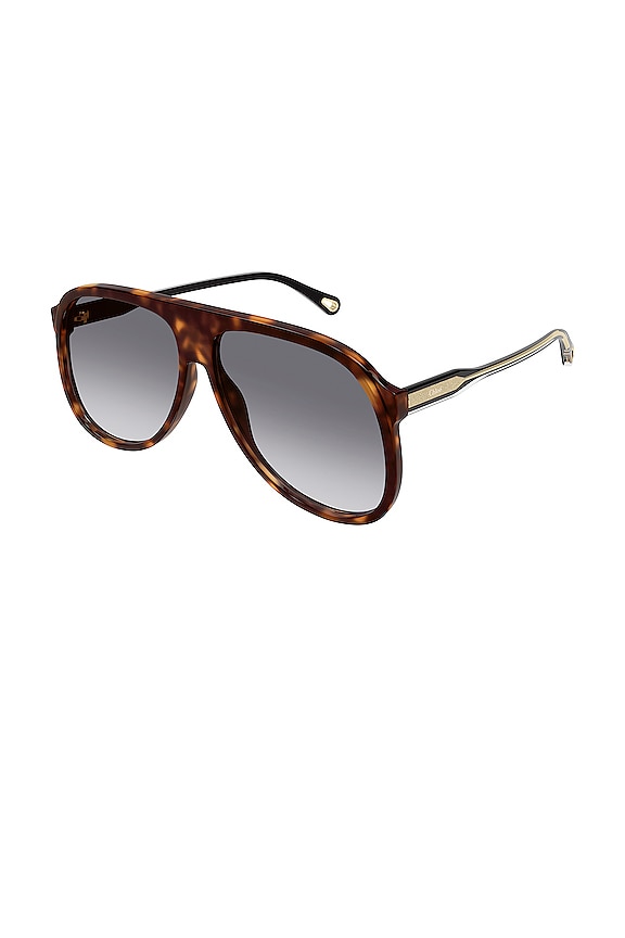 view 2 of 3 DANNIE サングラス in Medium Havana