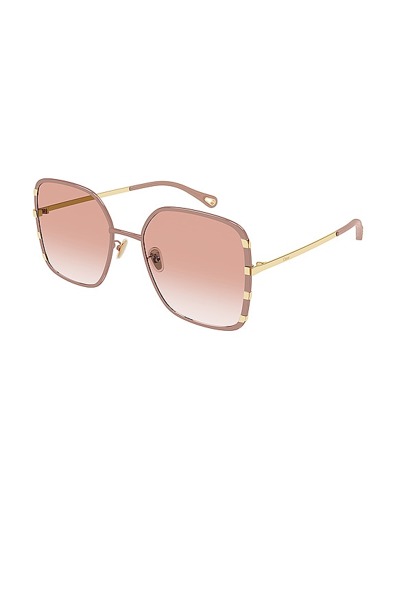 view 2 of 3 GAFAS DE SOL CLESTE in Shiny Classic Gold & Coral