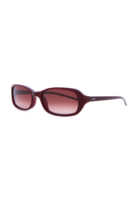 view 2 of 3 Code Sunglasses in Dark Red & Gradient Red