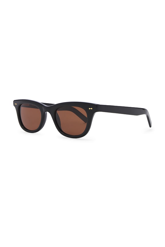 view 2 of 3 Ease Sunglasses in Black & Dark Brown