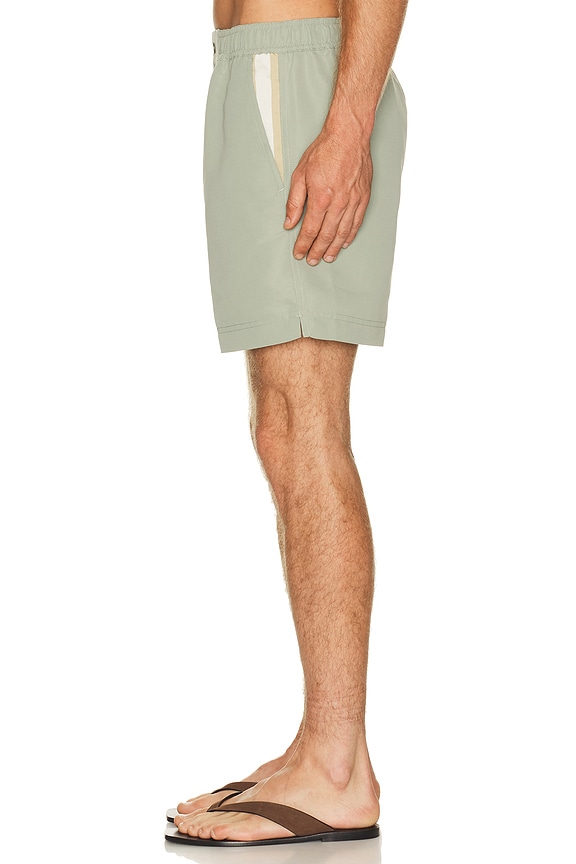 view 2 of 6 Plain Tailored Swim Short in Sage