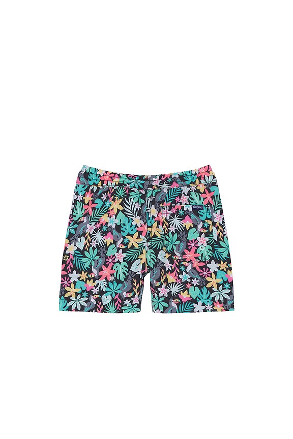 view 2 of 3 The Lil Blooms Swim Trunk in Black & Solid