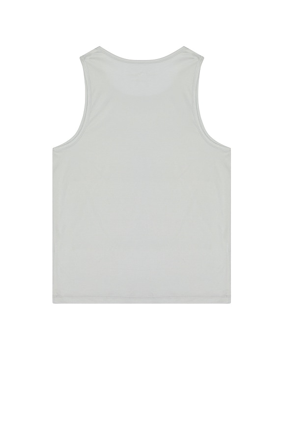view 2 of 3 The Blaze Ultimate Tank in Optic White & Heather